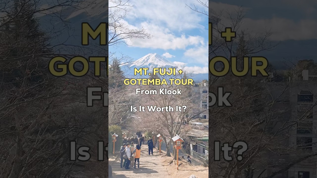Однодневный тур на гору Фудзи и Готембу из Токио с Klook | Зимняя однодневная поездка в Японию
