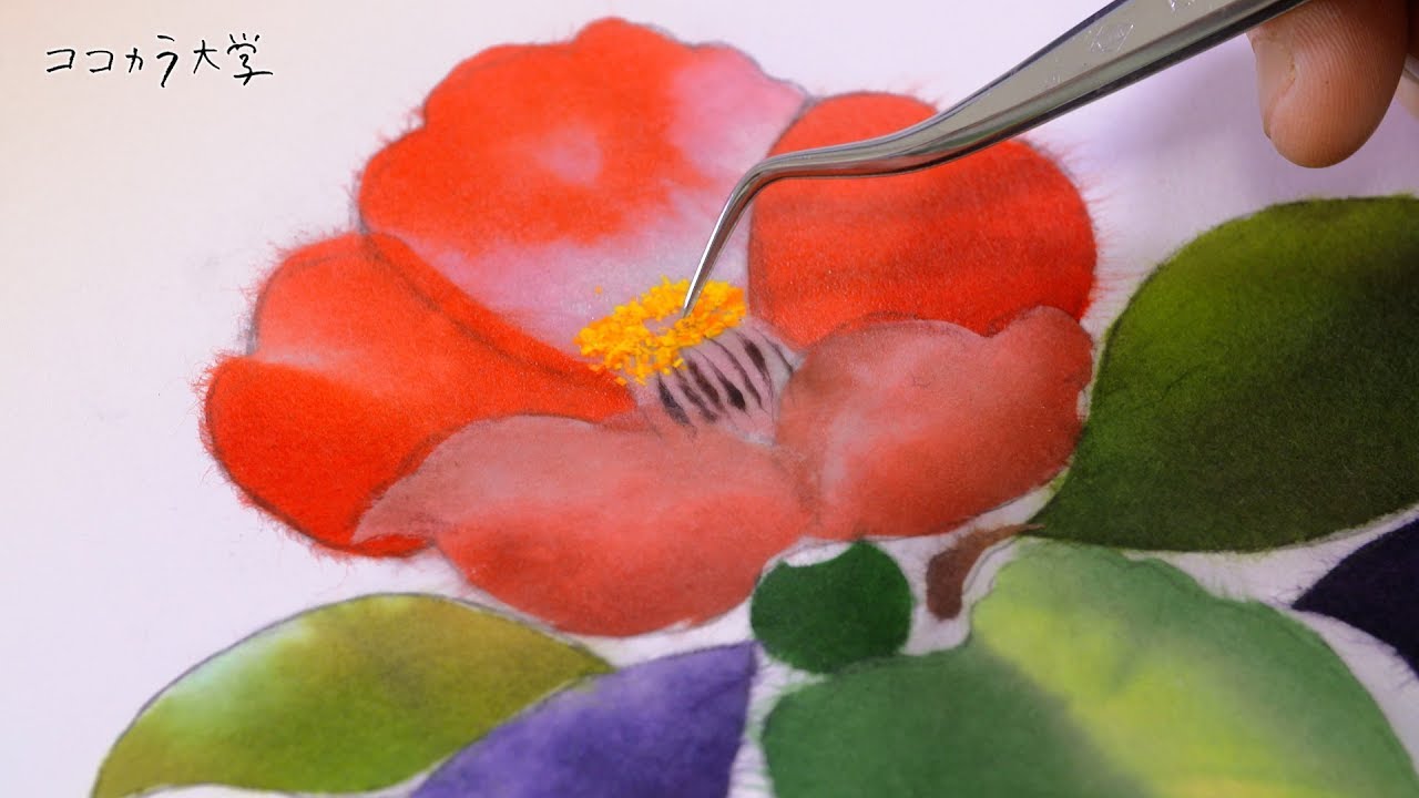 ちぎって貼るだけ！手軽にちぎり絵講座　ダイジェスト