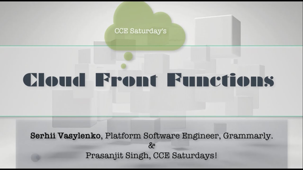 AWS CloudFront Functions with Live Demonstration | Serhii Vasylenko & Prasanjit Singh