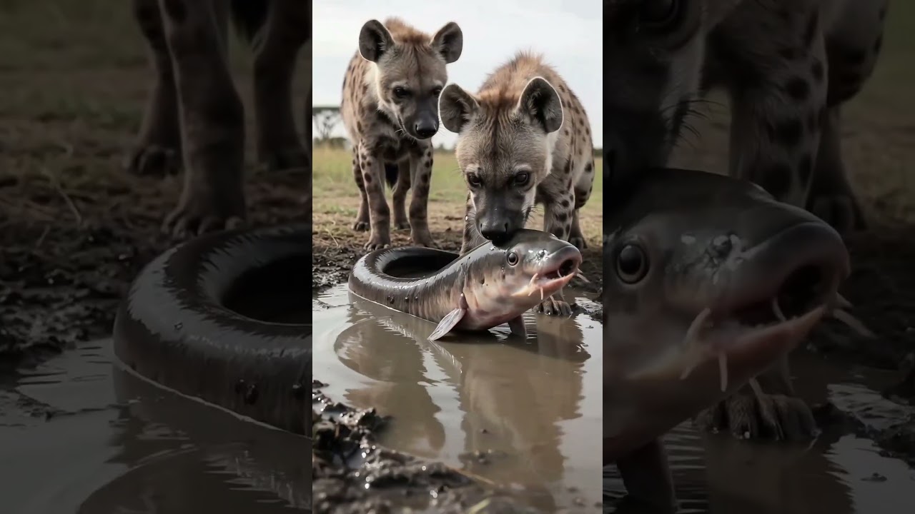 Hyena's Shocking Discovery ⚡😱 #shorts