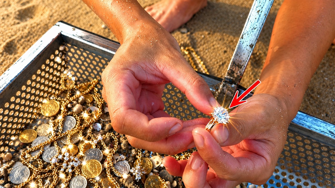 Beach Cleanup Challenge Turned Treasure Hunt &ndash; Finding a Lost Luxury Diamond Ring Underwater