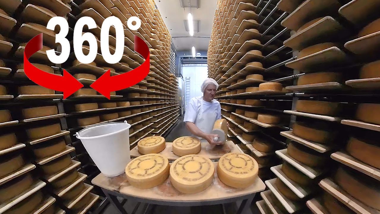 So entsteht Appenzeller Käse I 360-Grad-Video