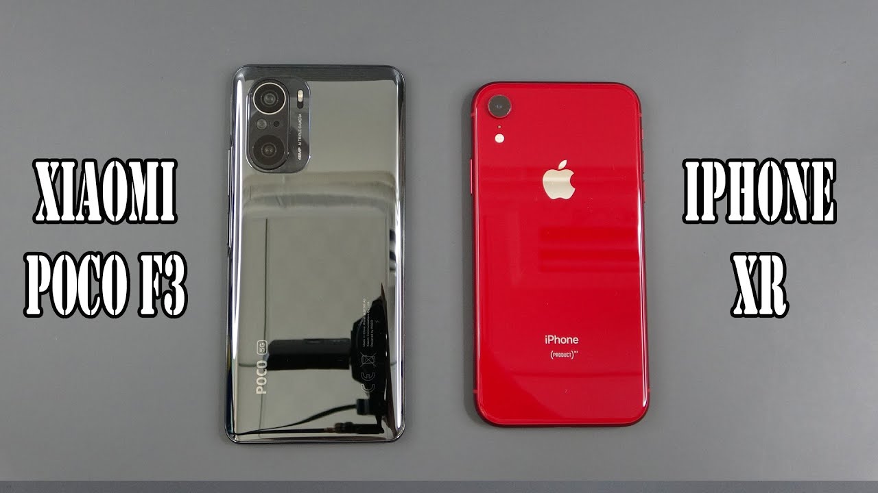 Poco F3 vs iPhone XR | SpeedTest and Camera comparison