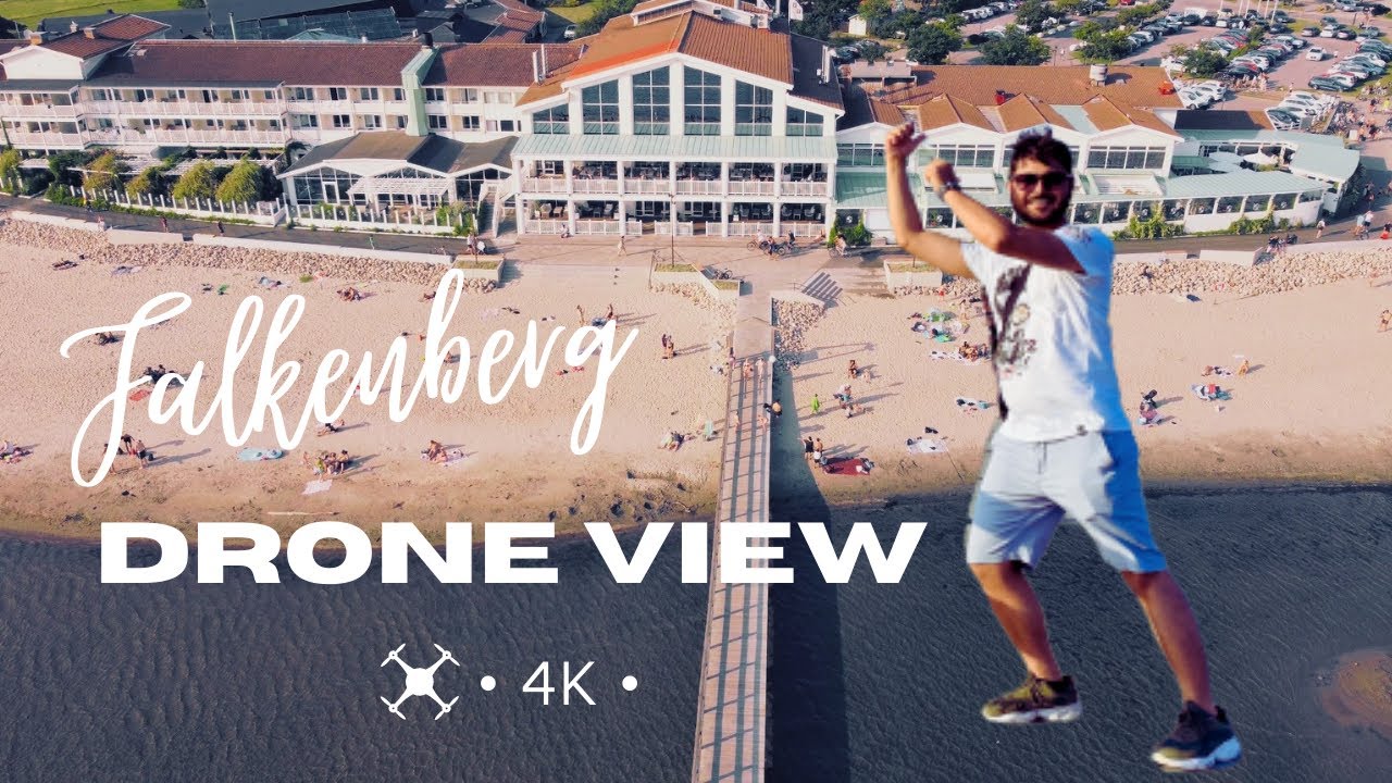 Cinematic Drone View in 4K| Falkenberg Strandbad | Sweden |  moumiTanmoy