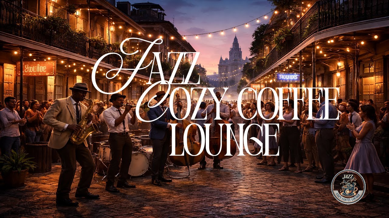 🎷Lounge Jazz Inspired by New Orleans –Ideal Music to Slow Down and Breathe, Relax or Focus