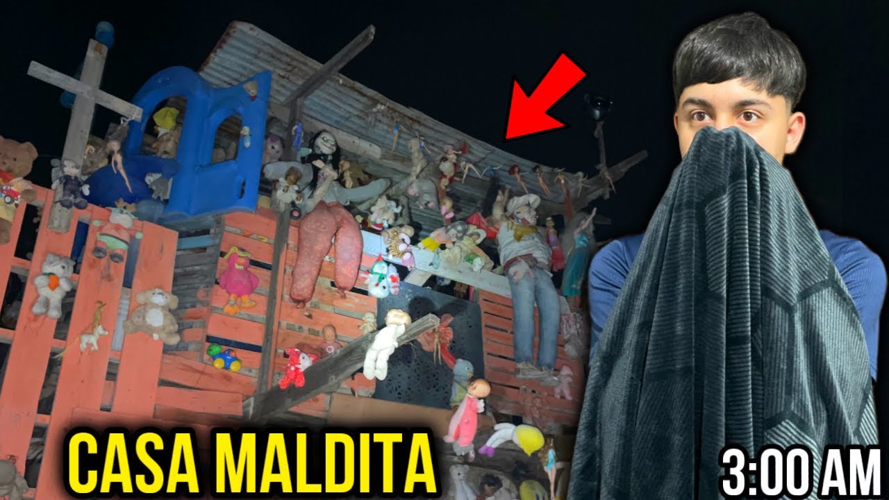 PASAMOS UNA NOCHE EN LA CASA DE LAS MUÑECAS 🏚️💀