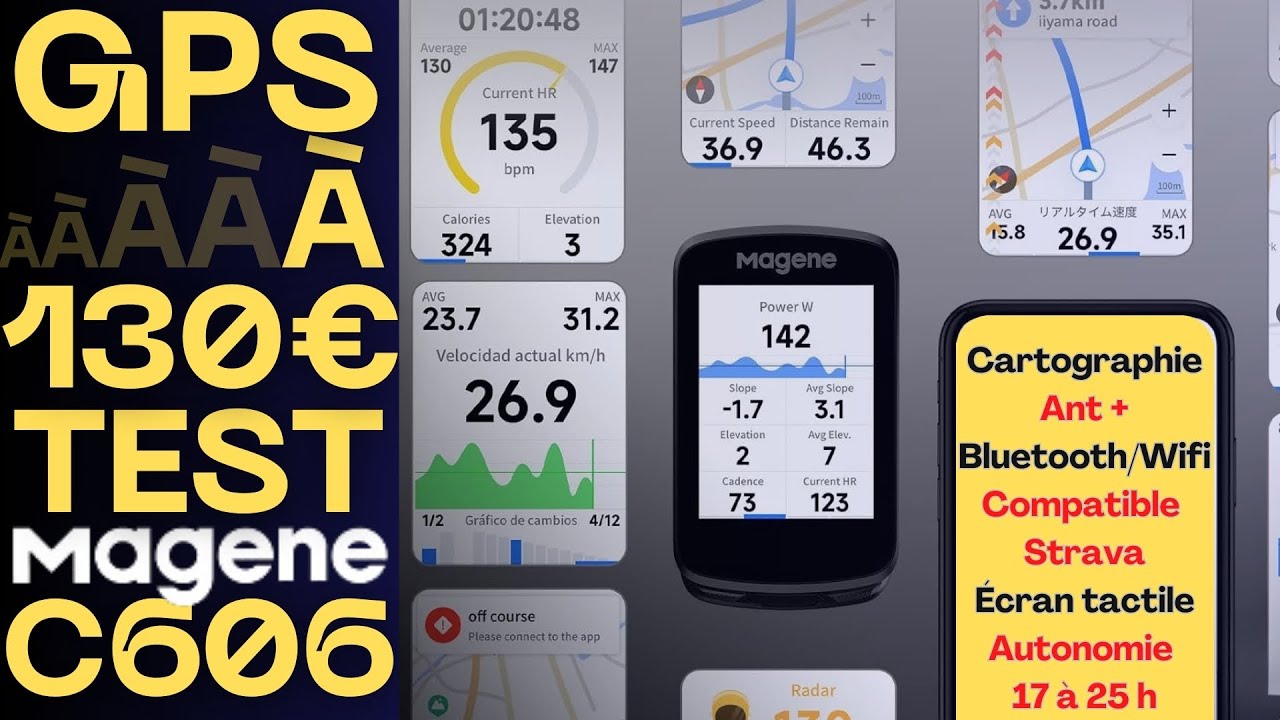 TEST DU GPS MAGENE C606, Le meilleur des GPS sous les 150€ ?