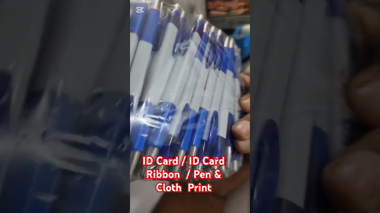 ID Card / ID Card Ribbon  / Pen & Cloth  Print #carelabel #machine #diecutter phone : +8801712696950