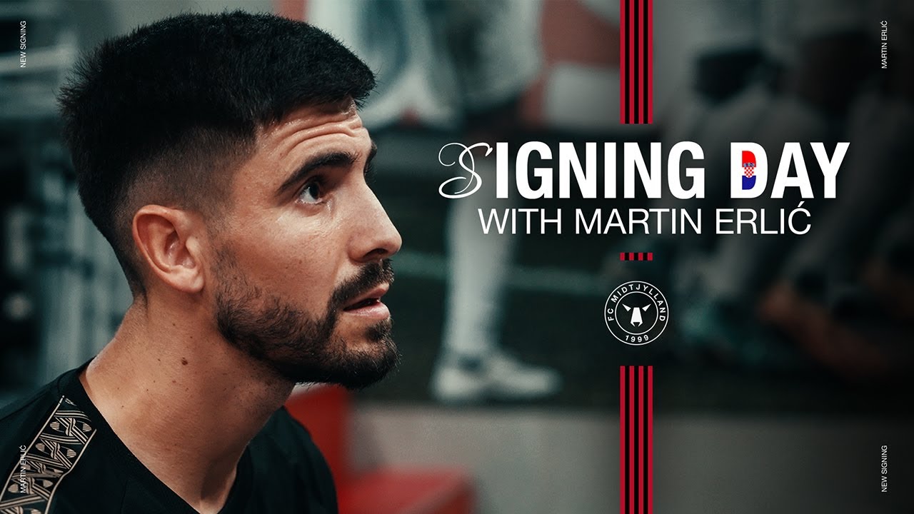Martin Erlić's first day at Midtjylland | BTS 🎥