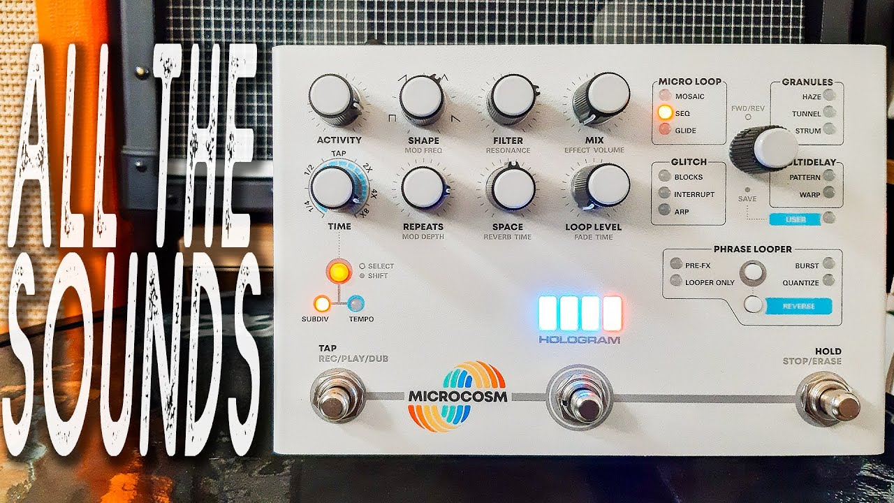 HOLOGRAM Electronics | MICROCOSM || ALL THE SOUNDS [NO TALK / ONLY TONES]