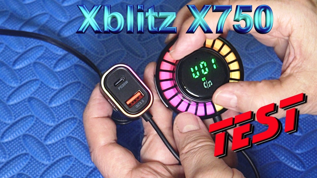 Xblitz X750 zestaw głośnom&oacute;wiący z trasmiterem FM.