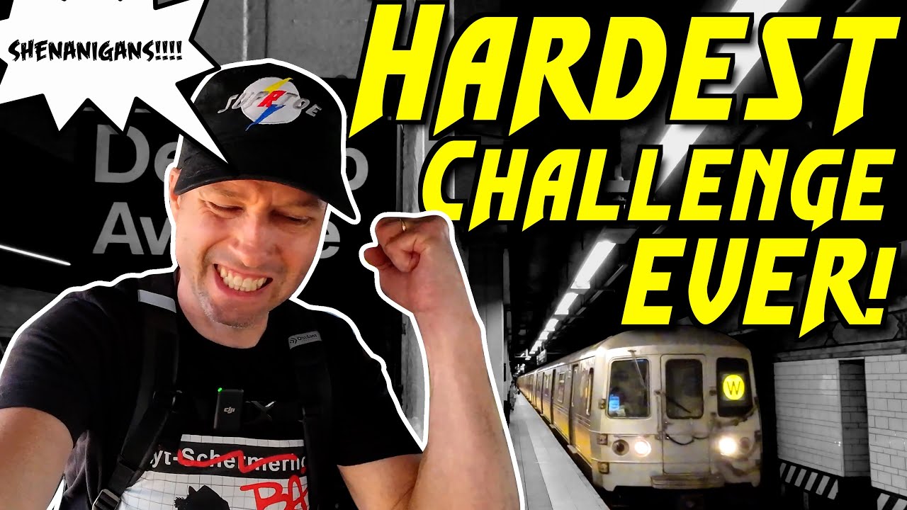 I ride EVERY TRAIN in BROOKLYN! - except....
