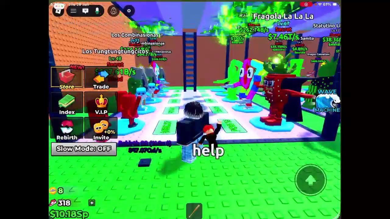 Giving brainrots away