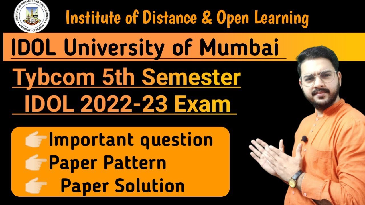 How to prepare IDOL Offline Exam 2023|How to Pass IDOL Semester Exam Mumbai University|