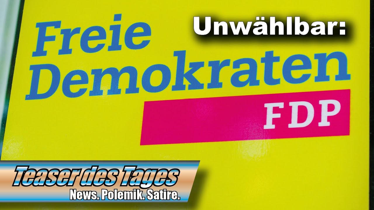 Heimlich unterwandert? FDP-Jugend auf Grünen-Kurs (Teaser 18.08.20)