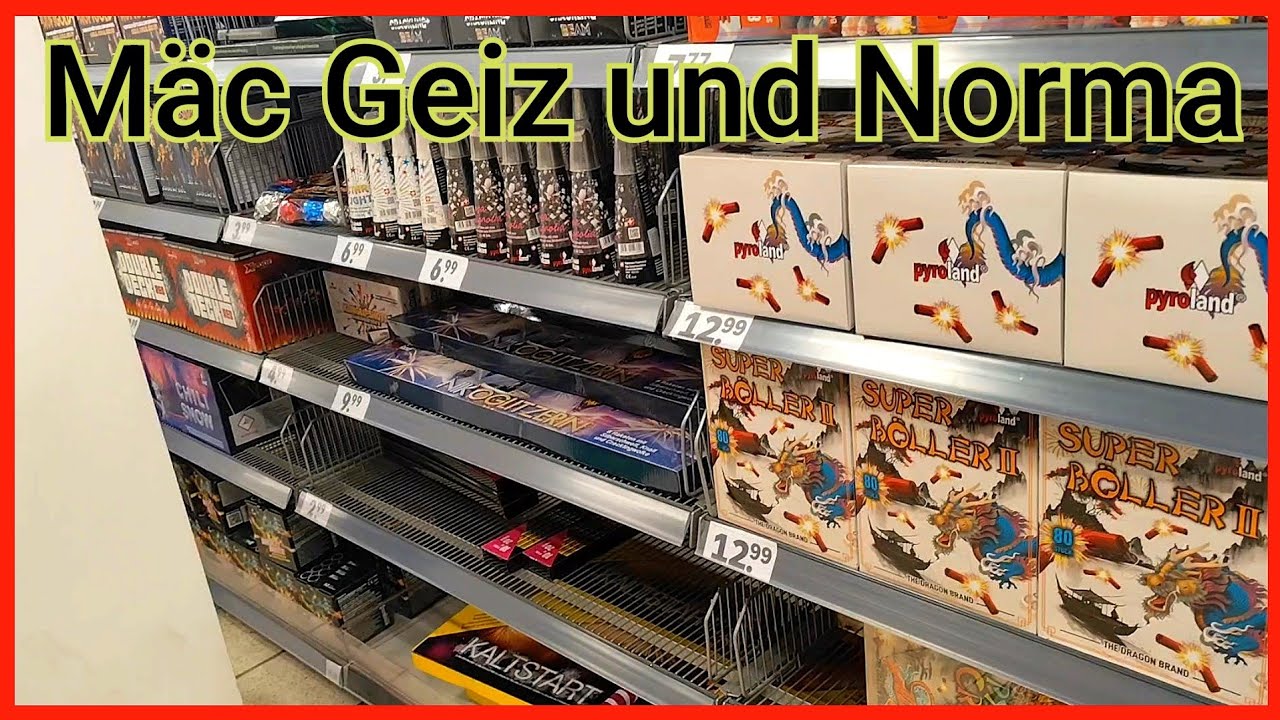 Kleiner Silvester Einkauf bei Mäc Geiz und Norma 