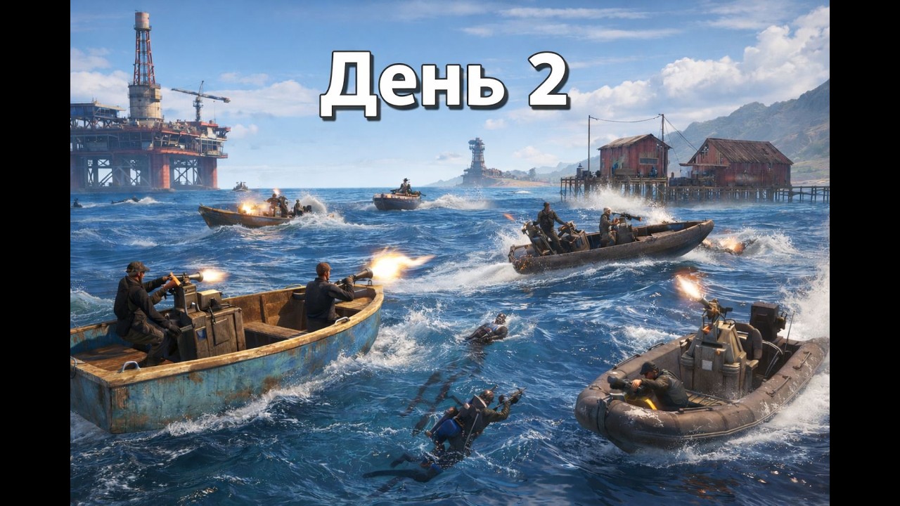 🚢 RUST | Корабли, море и выживание | День 2