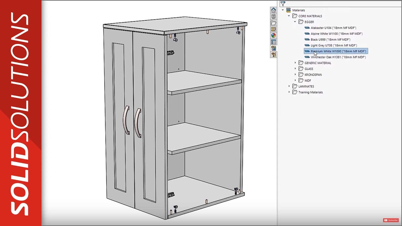 SOLIDWORKS SWOOD Раскладка — использование наполнителей