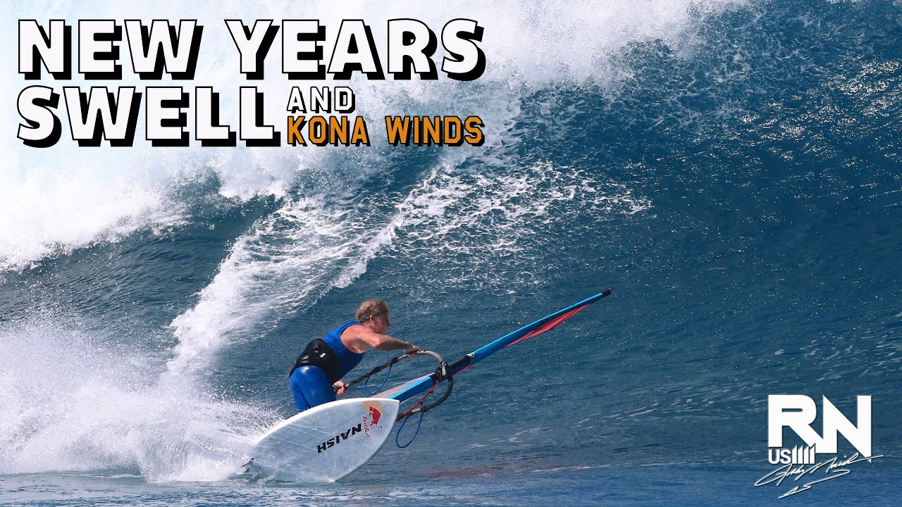 New Years Swell and Kona Winds