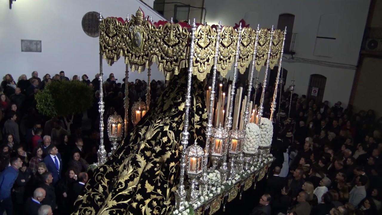 Salida Virgen de los Dolores Olivares 2018
