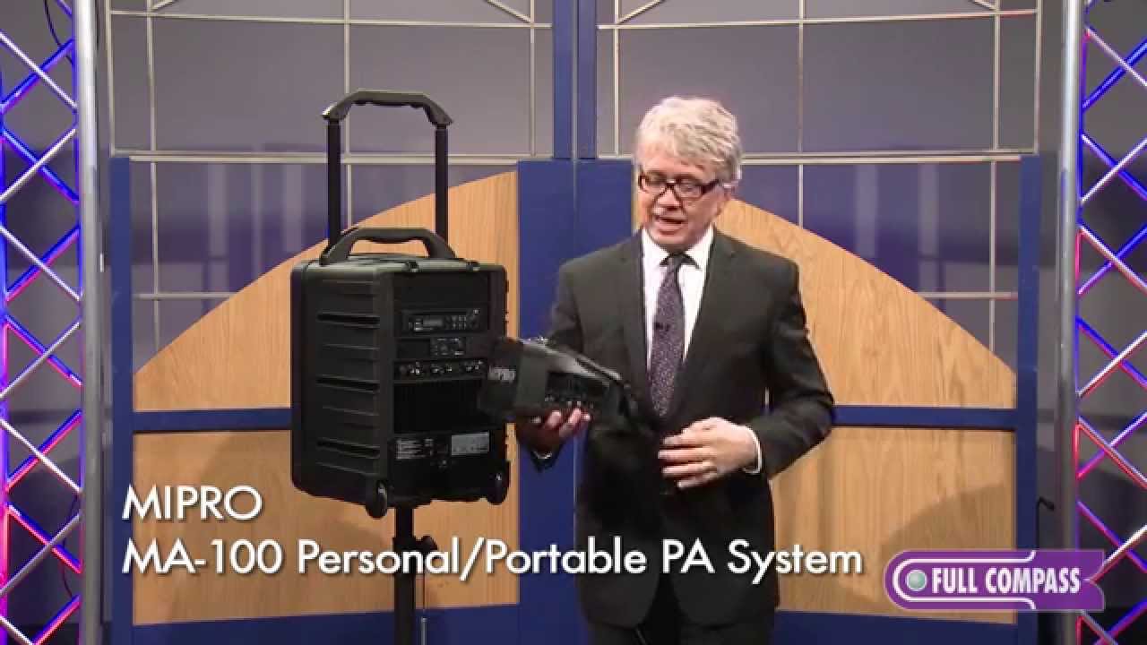 MiPro MA-708 & MA-100 Portable PA Systems Overview | Full Compass