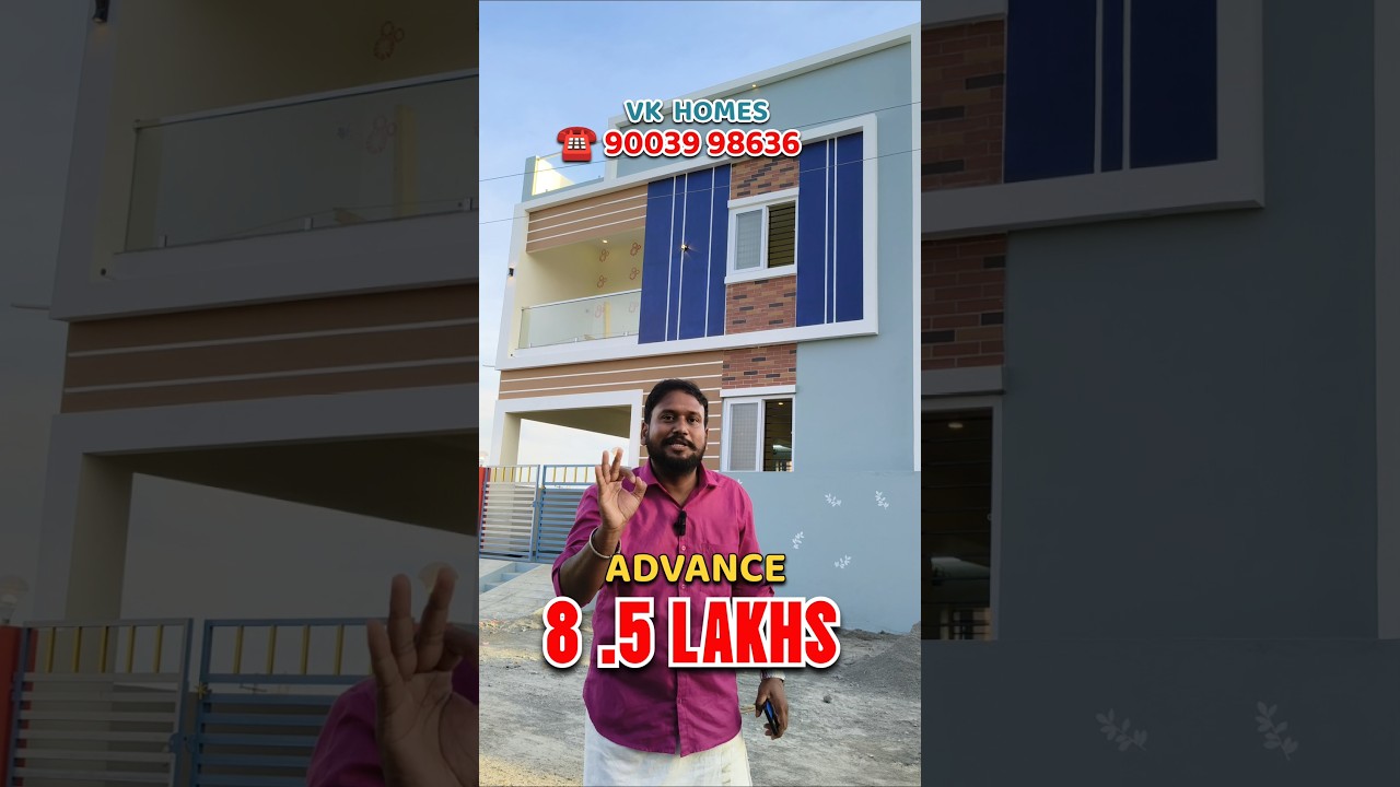 Wow😍 3BHK Individual House for Sale in Chennai Avadi🤩Semi furnished #home #avadi #house #villa #flat