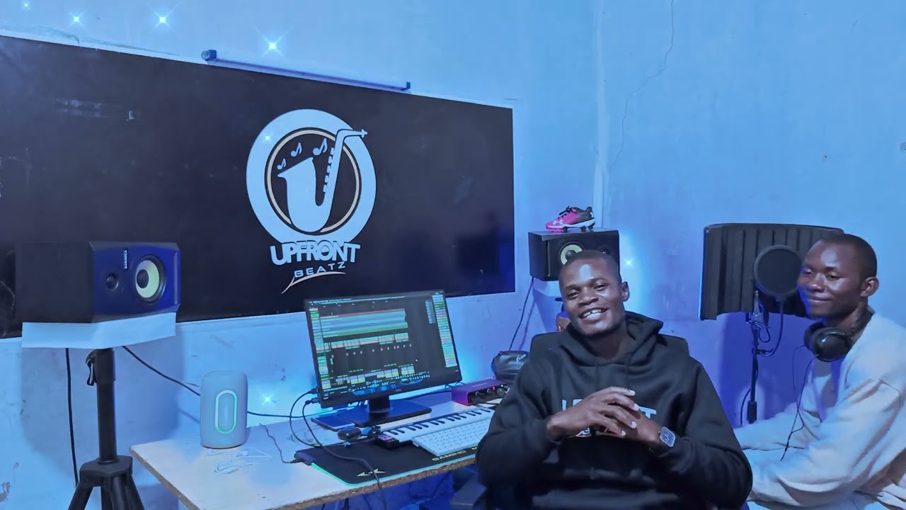 @upfront_beatz Studio Session with @ackizofreshh6395 #benddown 