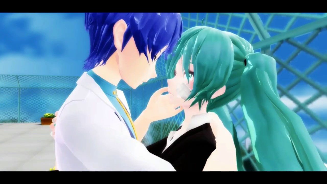 [MMD/Short]  The kiss after classes (mikuxkaito :3) Leer descripcion
