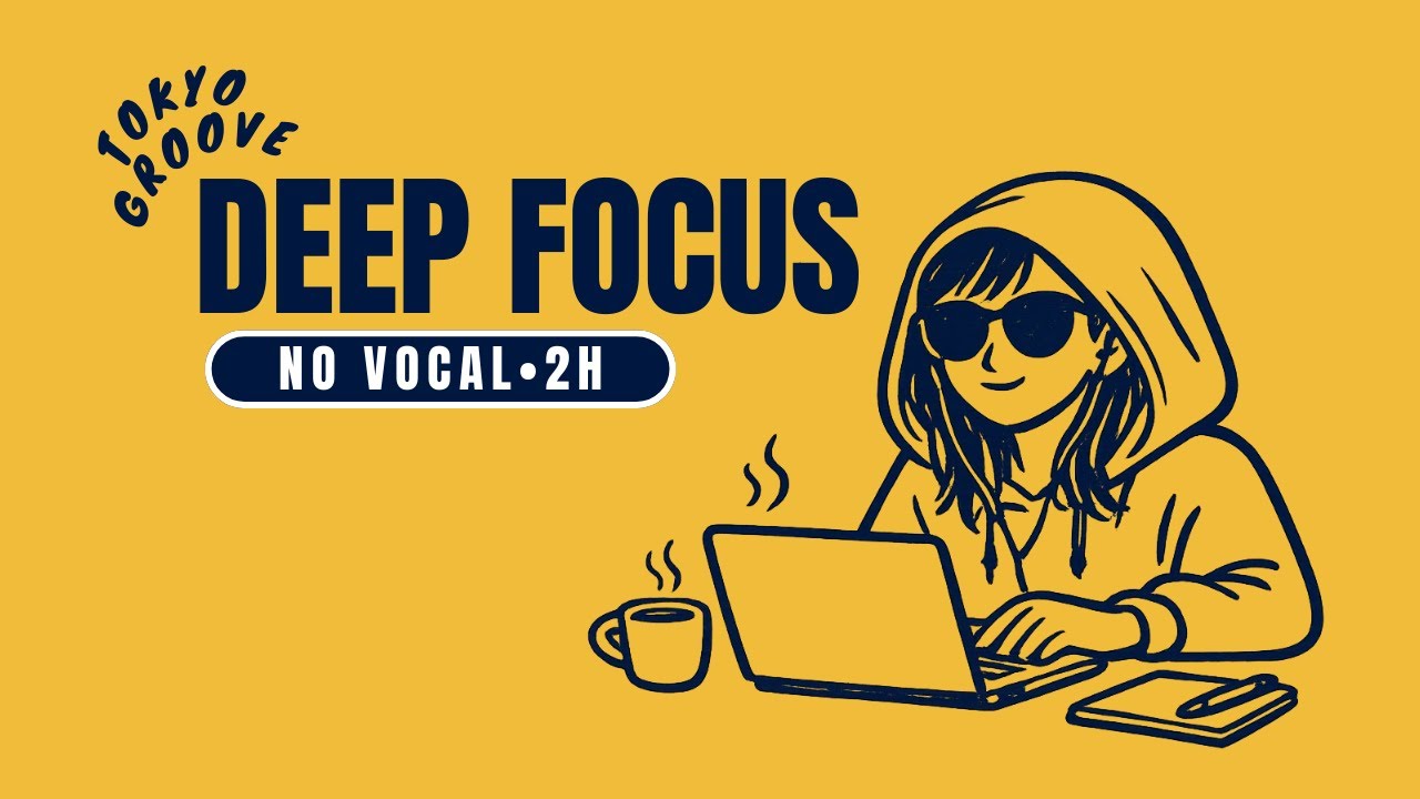 TOKYO GROOVE — No Vocals Focus Music (2 Hours) 😎🧶 | Groovy Winter Jazzhop for Study & Work