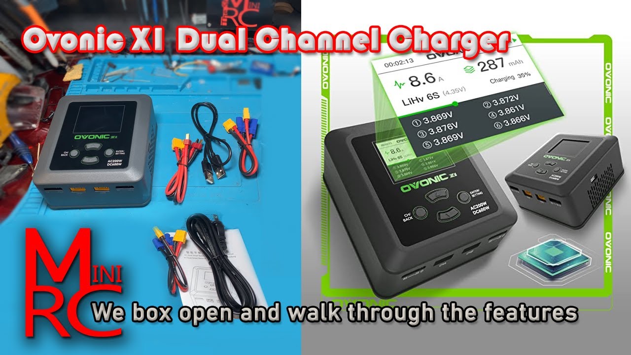 Ovonic Dual Channel X1 Charger! Full box opening and deep dive review!