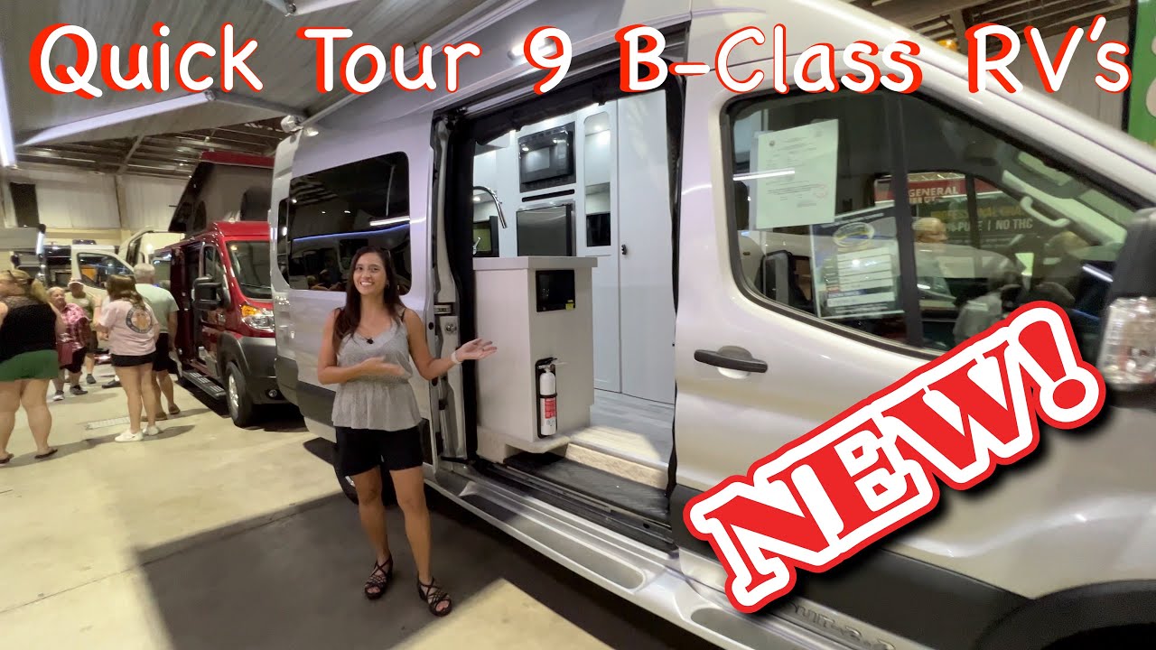 Quick Tour of 9 Different B-Class RVs at The Tampa Summer RV Show