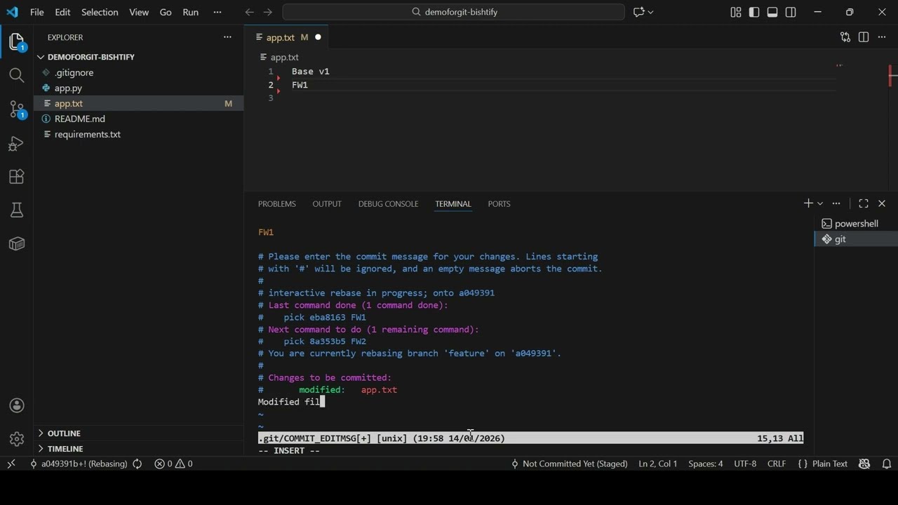 Lab9 -  Git | Rewriting History