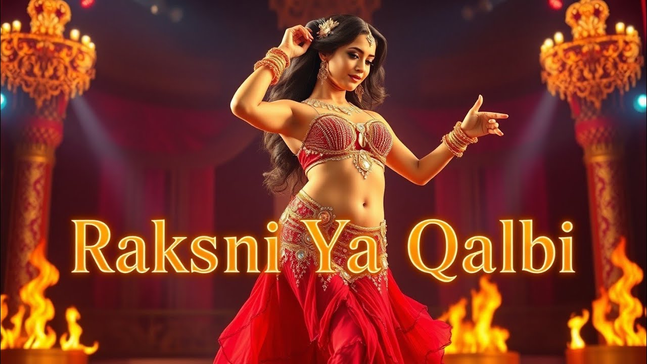 💃🔥Raqsni Ya Qalbi | Hot Arabic Belly Dance Song 2025 | AwaazMusic offiacial dance video💃🔥#awaazmusic
