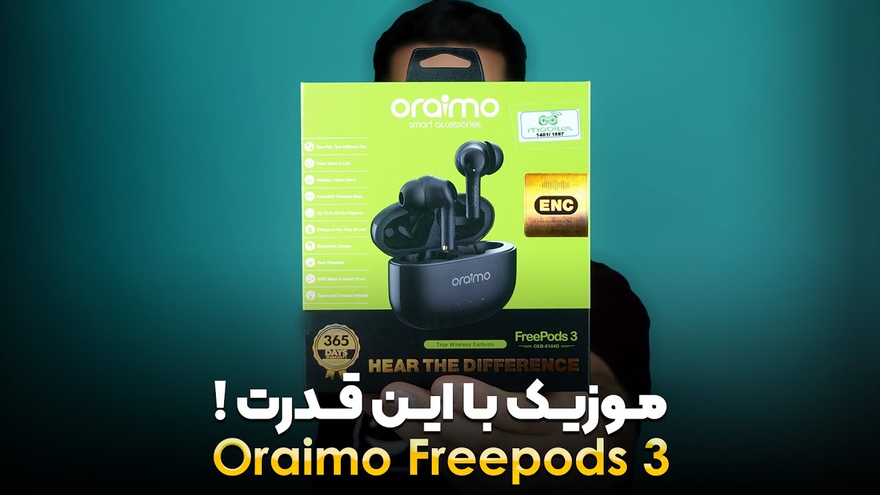 هندزفری بلوتوث اورایمو مدل Oraimo Freepods 3
