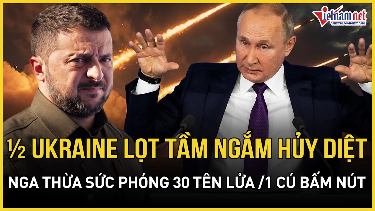 KIEV HOẢNG LOẠN: Nga thừa sức phóng 30 tên lửa đạn đạo/1 cú bấm nút, ½ Ukraine lọt tầm ngắm hủy diệt