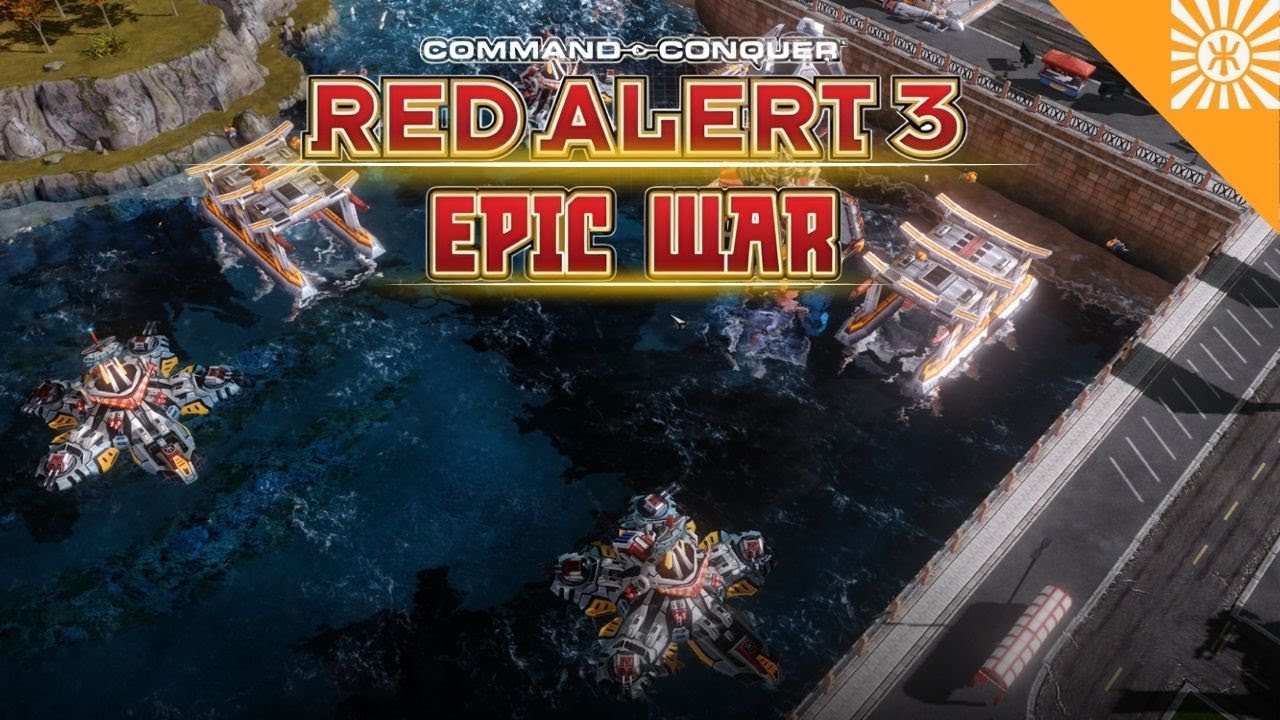 Red Alert 3 [Epic War Mod] - Rising Sun  1 vs 3