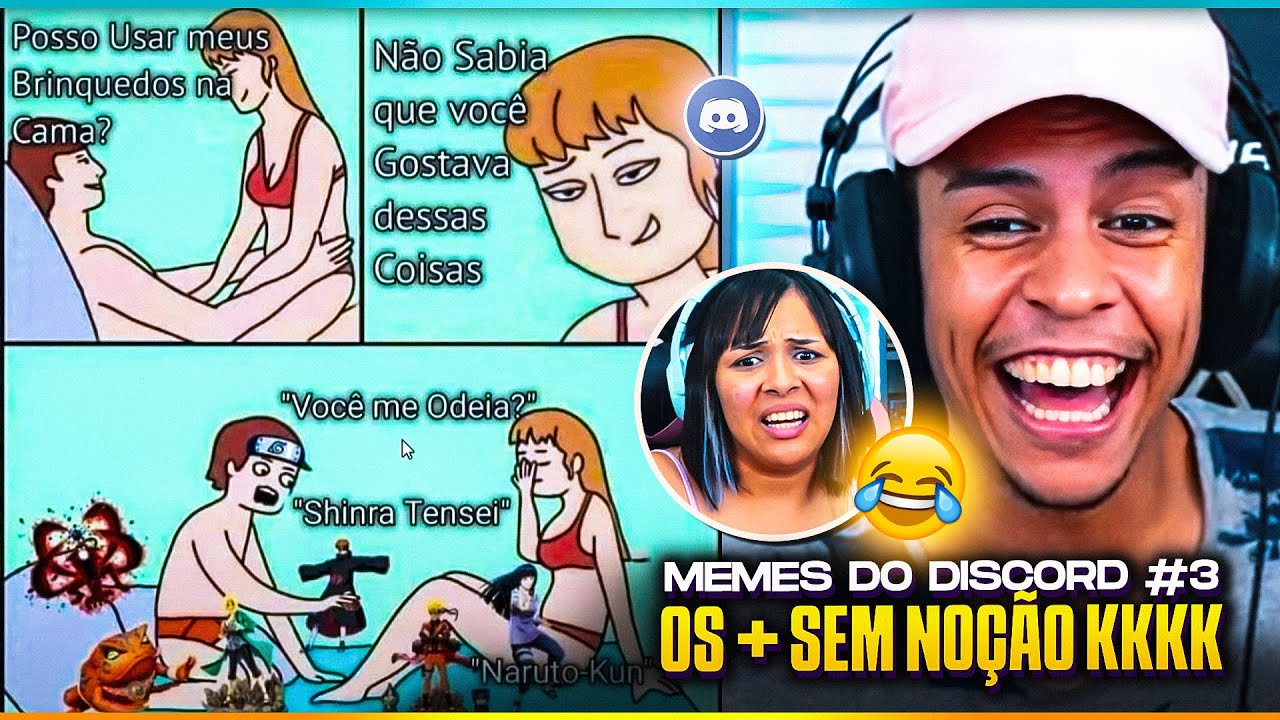 NUNCA rimos tanto com MEMES do Discord! - PARTE 3 | [Casal Jounin React] 🔥