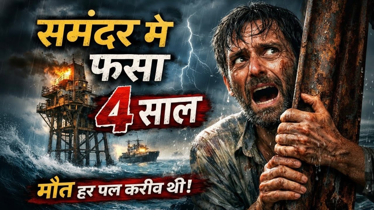 4 साल समंदर के बीच फंसा रहा एक आदमी 😱 | मौत से रोज़ सामना | True Survival Story 