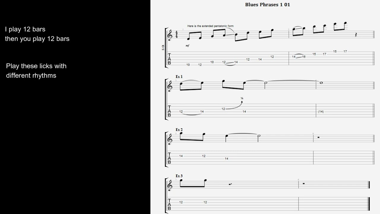 Blues Licks 101