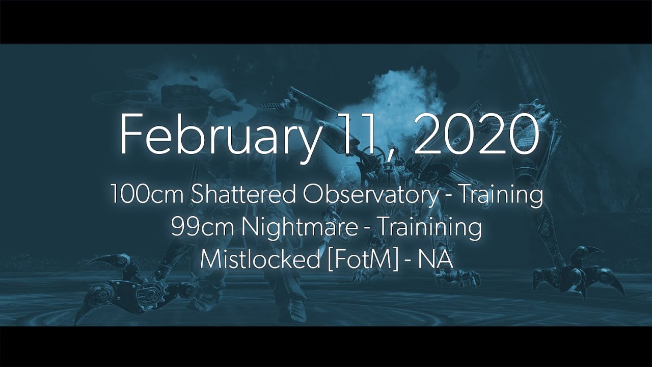 99cm/100cm Training in NA with Mistlocked [FotM] February 11th, 2020