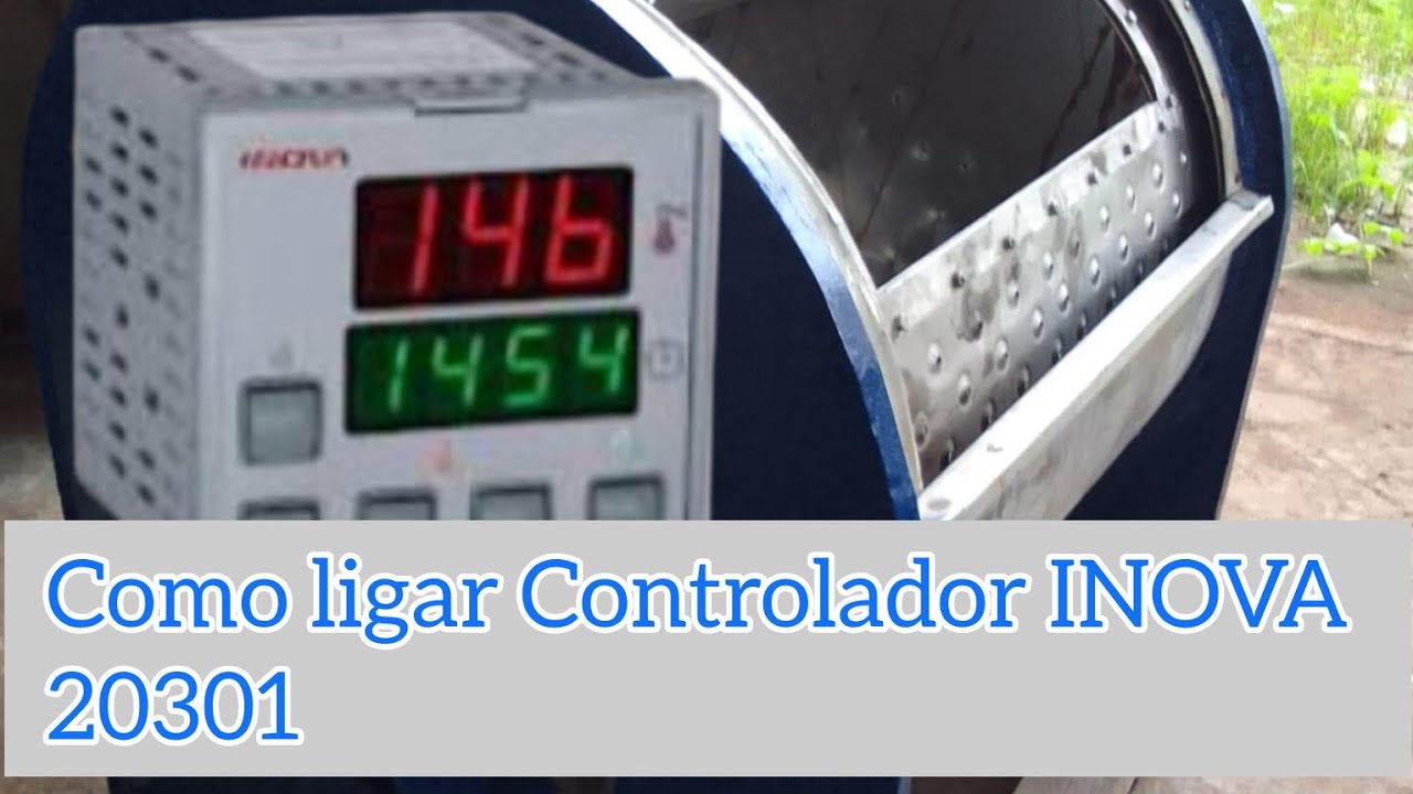 Aprenda a ligar Controlador INOVA para máquina de lavar industrial. INV-20301.