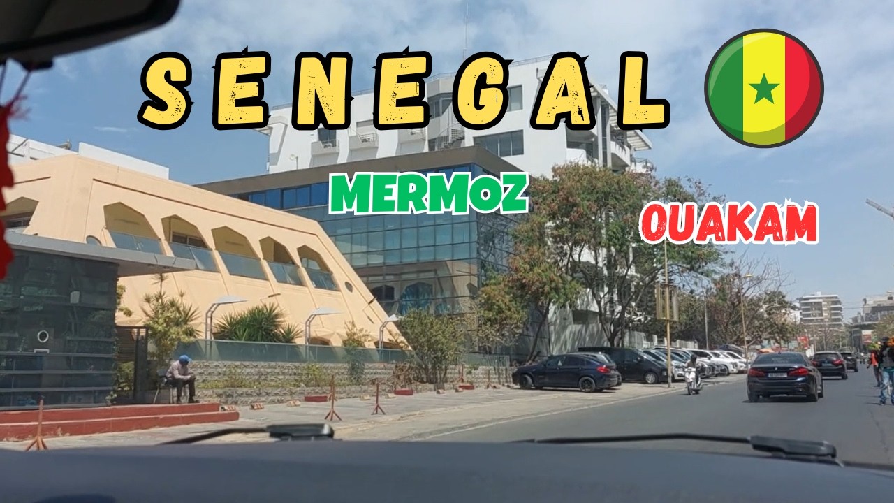 Поездка по районам Мермоз и Уакам в Дакаре #дакар #сенегал #африка #вождение