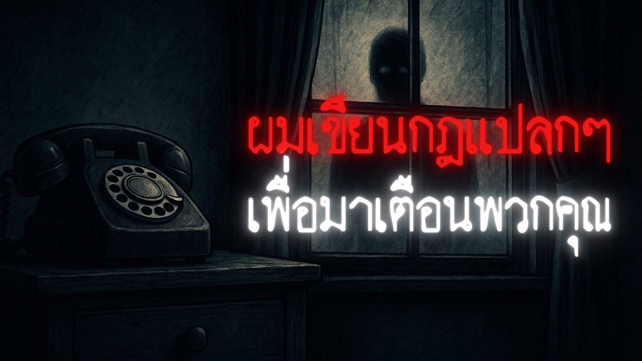 ผมเขียนกฎแปลกๆมาเตือนพวกคุณ - Rules of horror