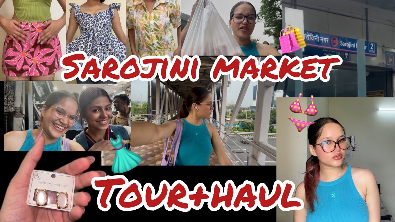 Sarojini nagar tour+ haul| everything under ₹250| 