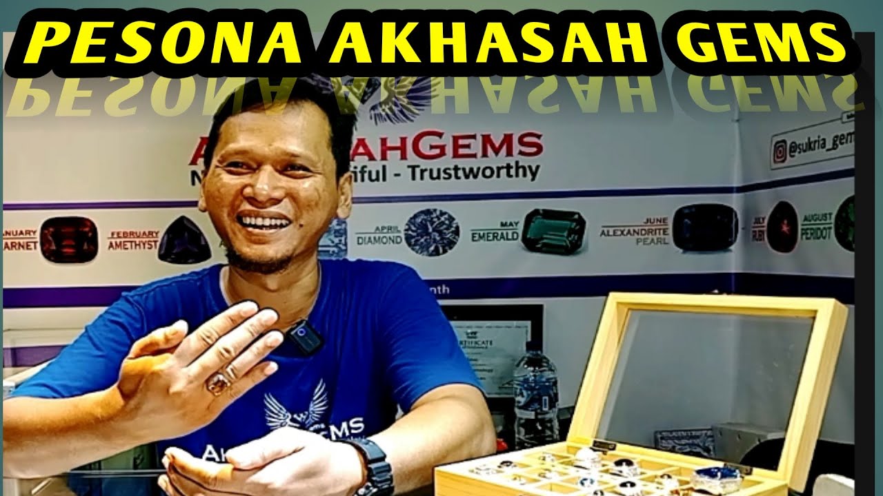 PESONA AKHASAH GEMS❗PELOPOR CUSTOM BATU SEMI PRECIOUS DAN PRECIOUS STONES.