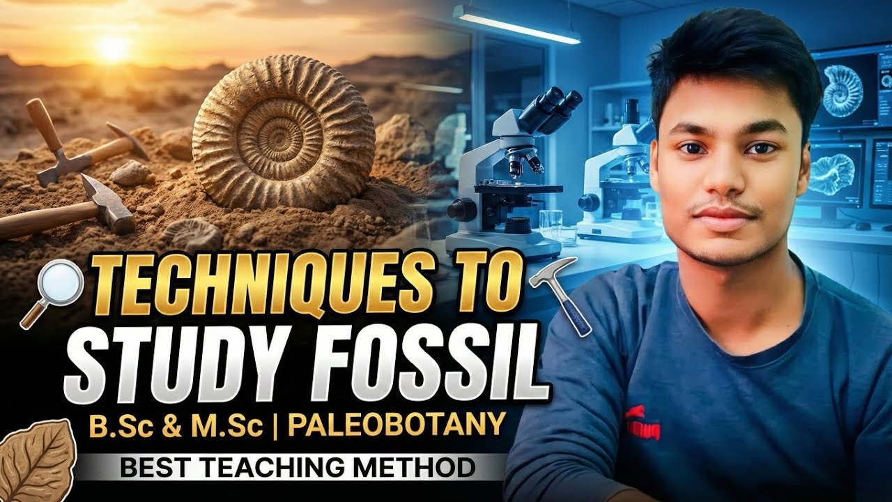 Technique to study Fossil/Plaeobotany 