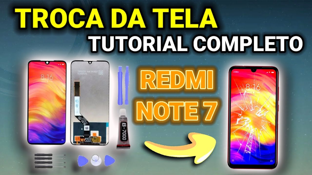 Aprenda como TROCAR passo a passo a TELA do Xiaomi RedMi Note de MANEIRA EFICIENTE e PRÁTICA!