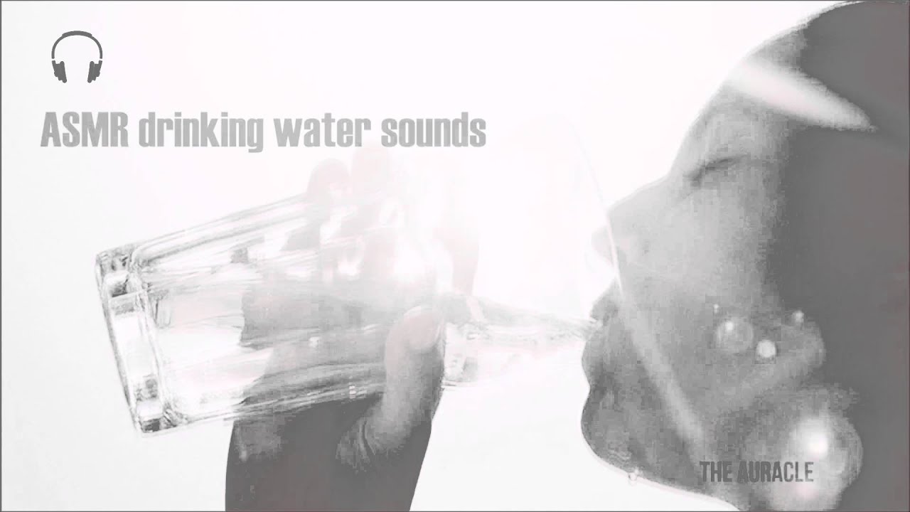 [ASMR] ★ Drinking water sounds ★ [Gulping] [Sipping] [Mouth sounds]