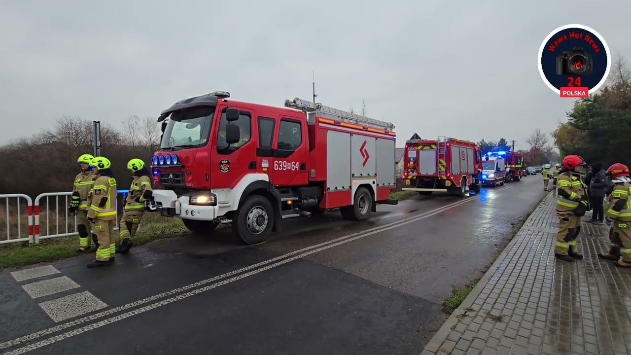 🔴 ZDERZENIE SAMOCHODU CIĘŻAROWEGO Z POCIĄGIEM W MIEJSCOWOŚCI NOWA SUCHA 🔴