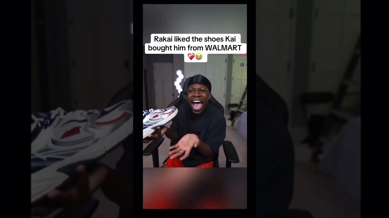 Yall mess with the walmart asics? #rakai #amp #backtoschool #comedy